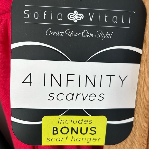 New Sofia Vitali Infinity Scarf Set - Picture 2 of 3
